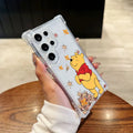 Winnie Pooh Eeyore Tigger Piglet Clear Phone Case For Samsung Galaxy S26 S25 S24 Ultra S23 S22 Plus S21 S20 FE 5G Silicone Cover