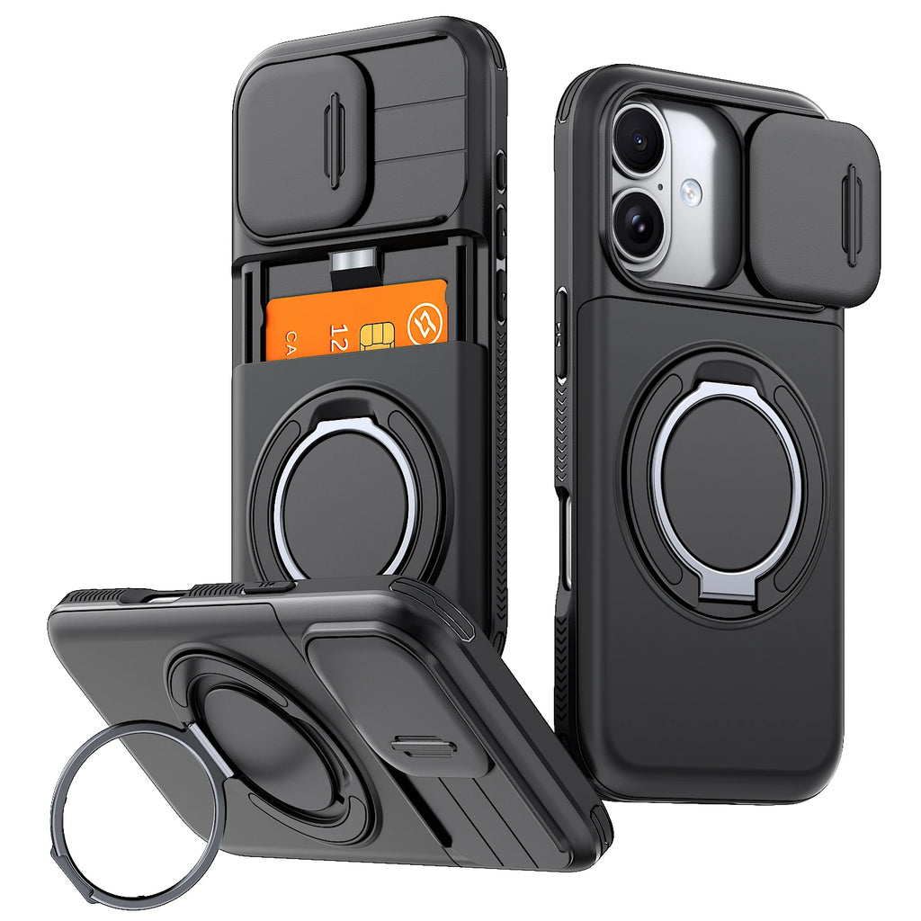 Shockproof Luxury Case for Iphone 17 Pro Max 16 Plus 17pro Iphone16 Iphone17 Dual Layer Hard Plastic Protective Cover Cases