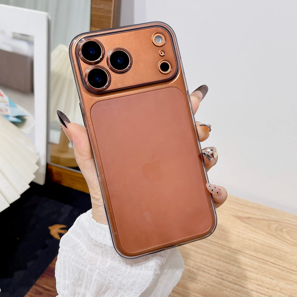 Ultra-thin Clear & Gray Black Soft TPU Case for iPhone 17 16 15 14 13 12 11 Pro Xs Max 16e XR 7 8 Plus SE 2020 2022 Back Cover
