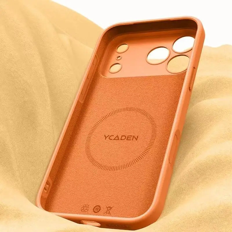 Official Liquid Silicone Magnetic Case For iPhone 17 16 Pro 15 14 13 12 11 17 ProMax Skin feel for Magsafe Wireless Charge Cover