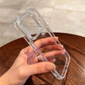 Luxury Transparent Phone Case For iPhone 17 Air 16 15 14 Plus 13 12 11 Pro Max Shockproof HD Clear Hard Acrylic Back Cover