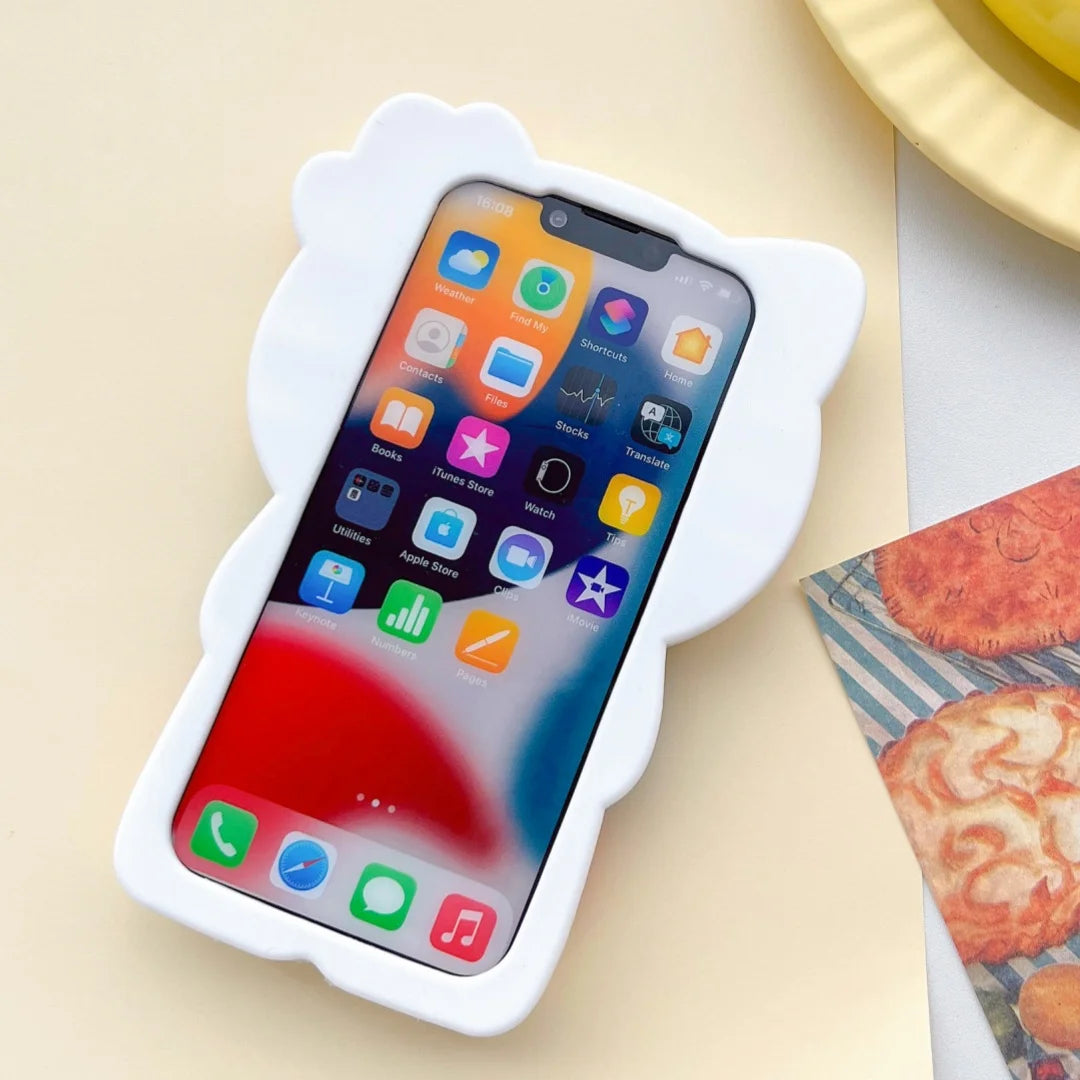 Original Bowknot Kitty Cat 3D Silicone Soft Phone Case For iPhone 17 13 11 Pro Max 16 15 14 Plus 12 Mini 7 8 X XR XsMax Cover