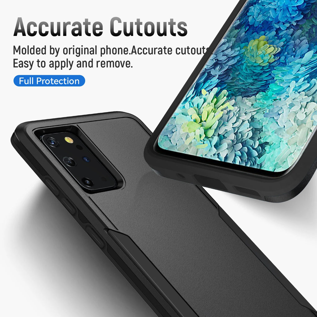 Non-Fingerprint Armor Case for Samsung Galaxy S25 FE A17 Edge S24 S25 S23 S20 5G S21 Plus S22 Ultra A55 A35 A15 A16 A36 A56 5G