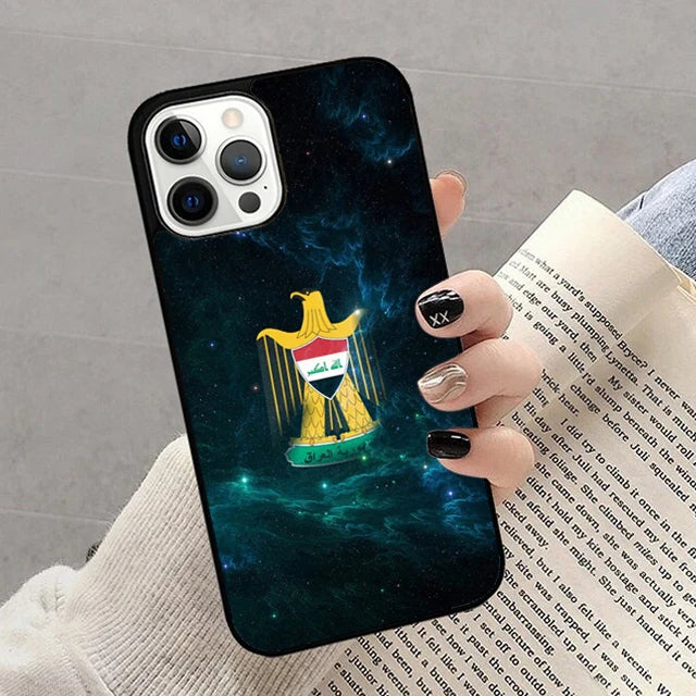 Iraqi Iraq National Flag Phone Case for iPhone 16 15 SE2020 6 7 8 Plus for Apple 13 11 12 14 Mini Pro Max Cover coque fundas