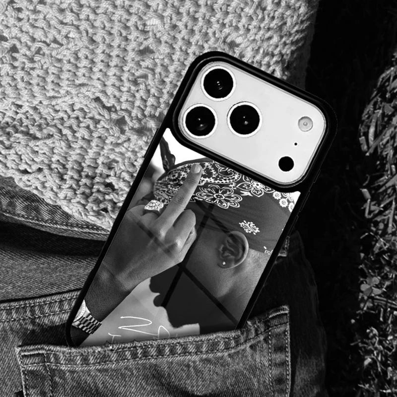 2Pac Tupac Shakur signed Rap Rapper Phone Case Cover for IPhone 11 12 13 14 15 16e 17 Pro Max Coque for IPhone 17 Air