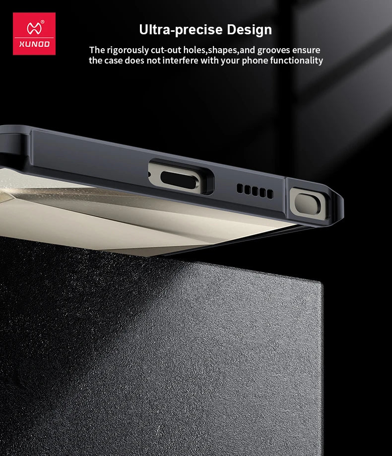 Xundd Case For Samsung Galaxy S24 S25 S26 Ultra S23 S22 S21 Note 20 Ultra S24 Plus Case,Airbag Shockproof Shell,Back Clear Cover