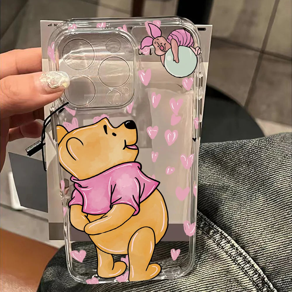 Lovely W-Winnie the P-Pooh Phone Case For iPhone 17e 17 16 16e 15 14 13 12 11 Mini Pro Max X XR XSMax 7 8 Air Plus Back Cover