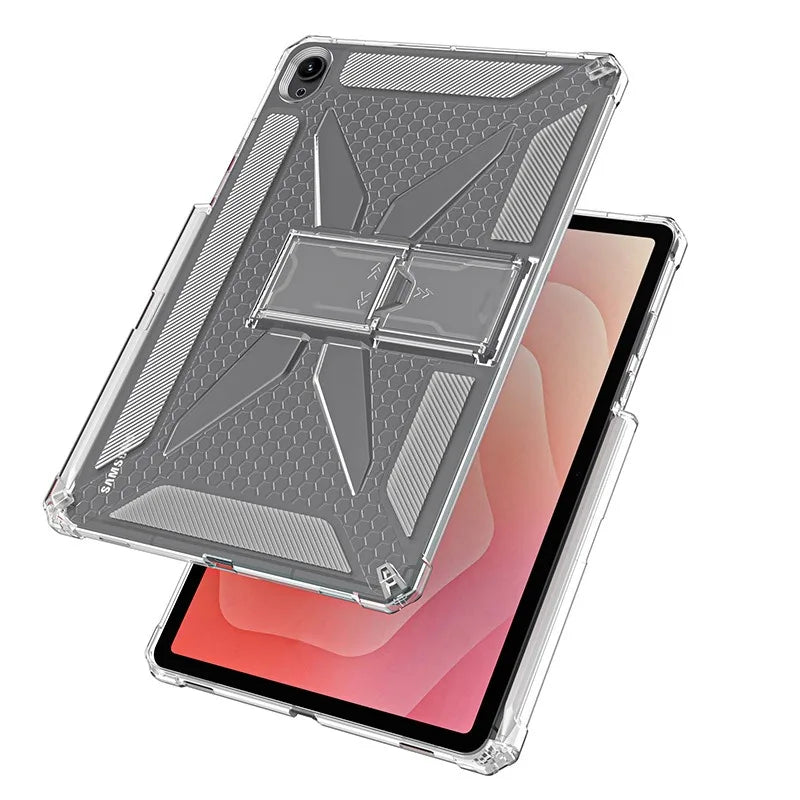 For Samsung Galaxy Tab S11 Ultra 14.6 inch 2025 Protective Case SM-X930 SM-X936 Stand Airbag soft Silicone Clear TPU Cover Funda