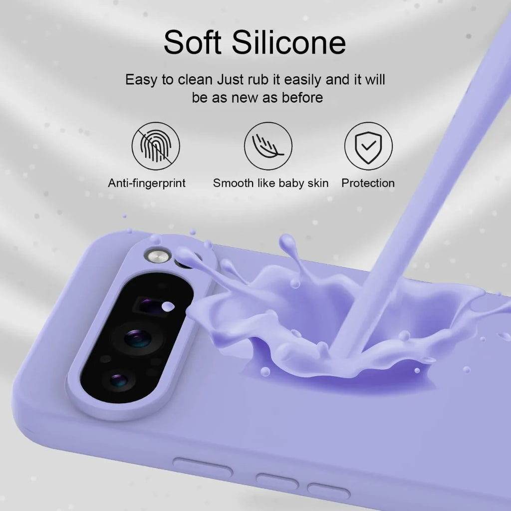 High Quality Skin-friendly Soft Silicone Anti-Drop Phone Case For Google Pixel 10A 10 9 Pro XL 8 7 6 A Shockproof Protect Cover