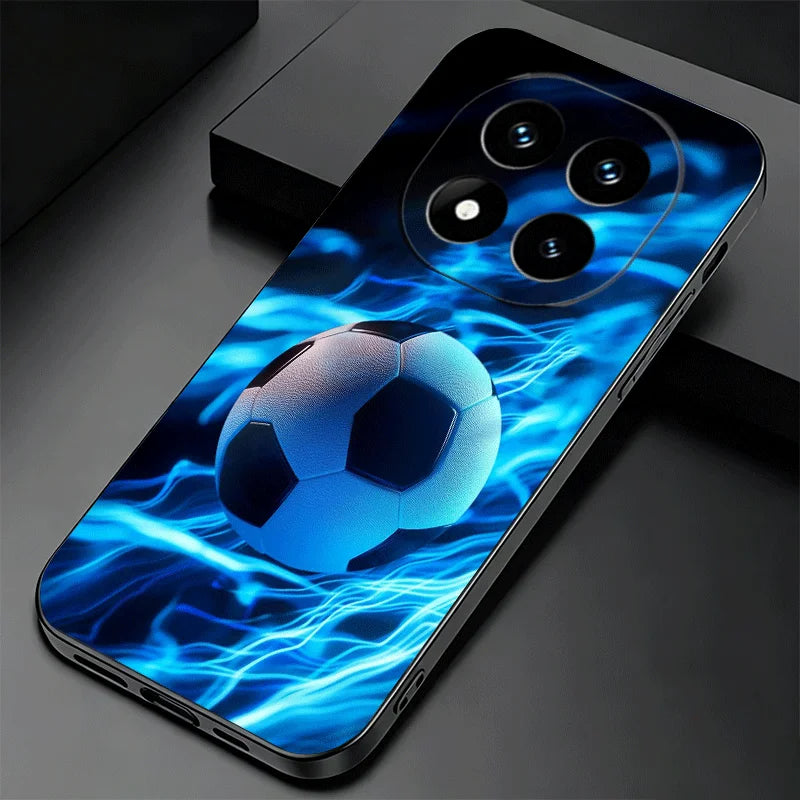 Football Soccer Ball Design Phone Case For Xiaomi Redmi Note 13 14 15 Pro Plus 12S 11S 4G 11T 5G 10S 11E Pattern Customized Cove