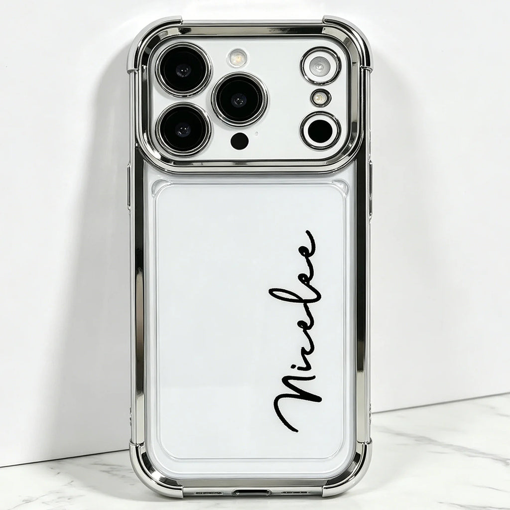 Personalised Customized Name Case For iPhone 17 16 15 14 13 12 11 Pro Max Initials Letters Leather Cover 13 15 16 17 Air Pro Max