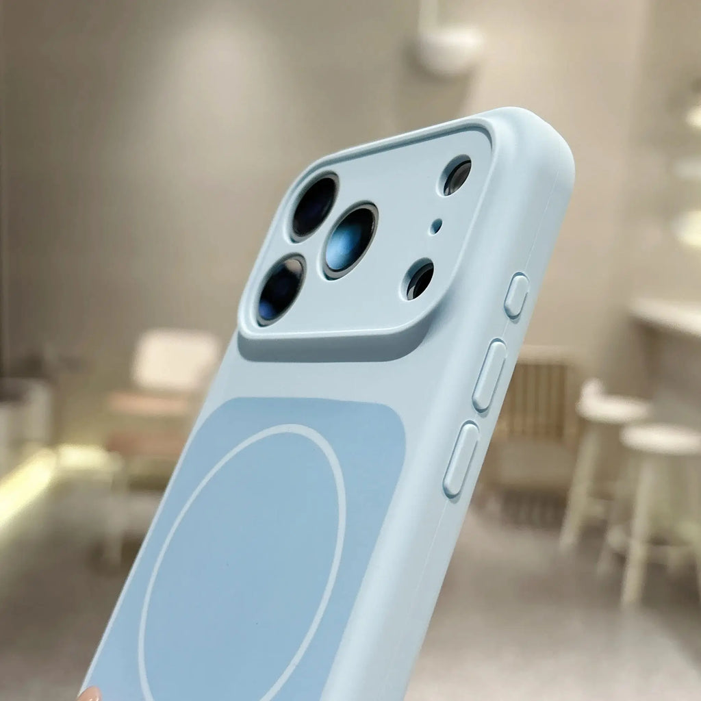 Official Liquid Silicone For MagSafe Magnetic Phone Case For iPhone Air 17 16 15 14 13 Pro Max Plus Solid Color Matte Soft Cover