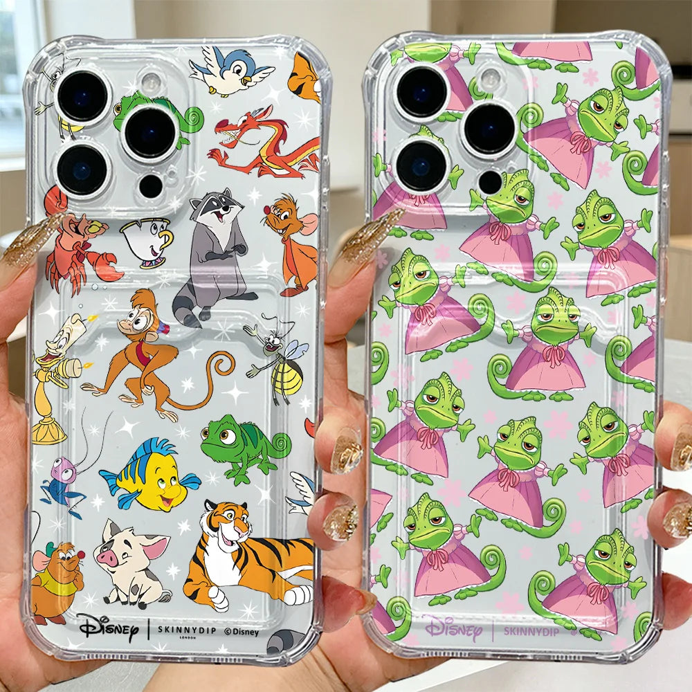 Winnies the Poohs Card Hold Case for Samsung Galaxy A17 A07 A56 A36 A26 A55 A35 A06 A05 A24 A14 A54 A15 A05S A25 A34 A23 4G 5G