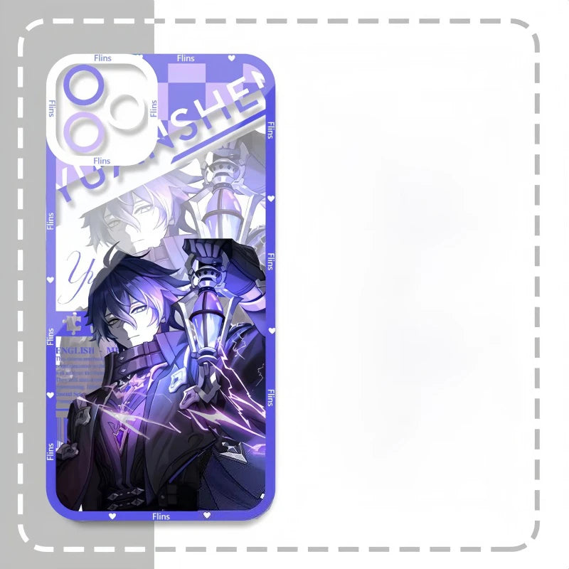 Genshin Impact Flins Columbina Varka Sandrone Phone Case For Xiaomi POCO X7 X6 F5 X5 X4 X3 M3 M6 F6 Pro F3 X3GT 11 Lite 11T Pro