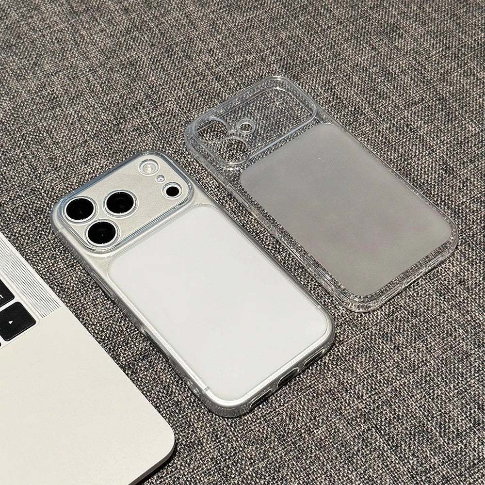 Transparent Soft Silicone TPU Case for iPhone 17 16 15 14 13 Pro Max 17 Pro Max Clear Rubber Gel Simple Shockproof Bumper Cover