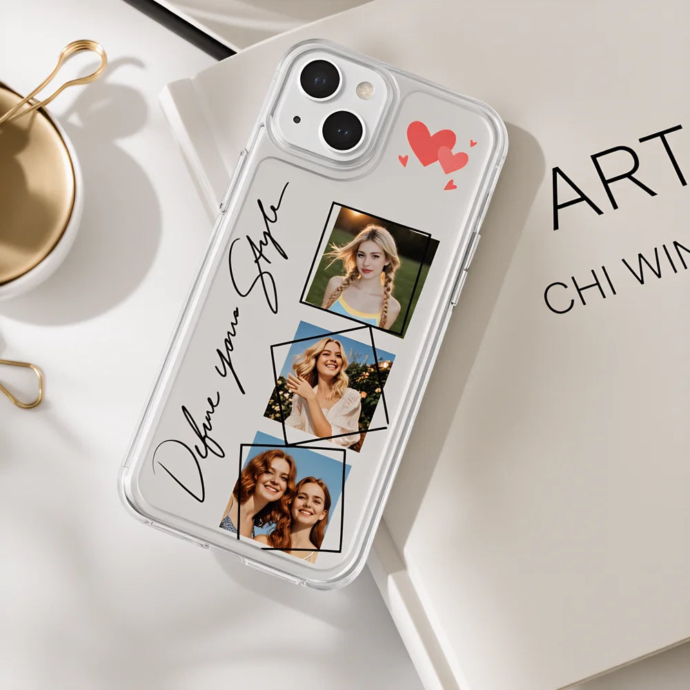 DIY Custom For iPhone 17 16 15 14 13 12 11 Pro Max Plus Mini SE XS XR Air 8 Plus Shockproof Phone Case Protective Back Cover