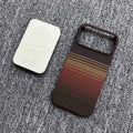 Slim Frameless Carbon Fibre Sunset PC For Magsafe Magnetic Case For iPhone 17 Air 16 Plus 15 14 13 12 Pro Max Shockproof Cover