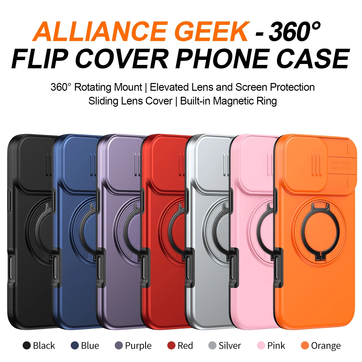 Luxury Heavy Duty Rugged Armor Magnetic Bracket Case For iPhone 17 16 15 14 13 Pro Max Plus 17Air Slide Camera Protection Cover