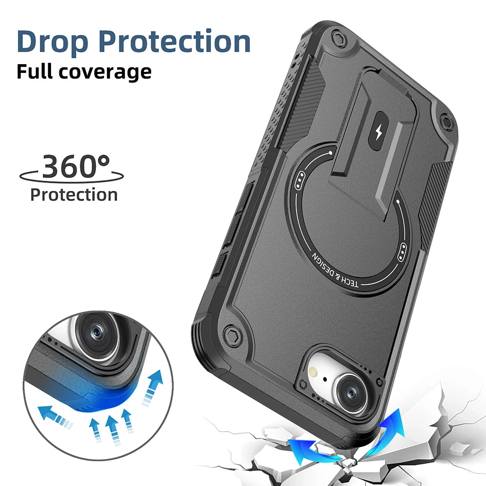Support Wireless Charging Hard Case for Iphone 17e 16e Iphone16e Iphone17e Best Protective Military Phone Cover Cases