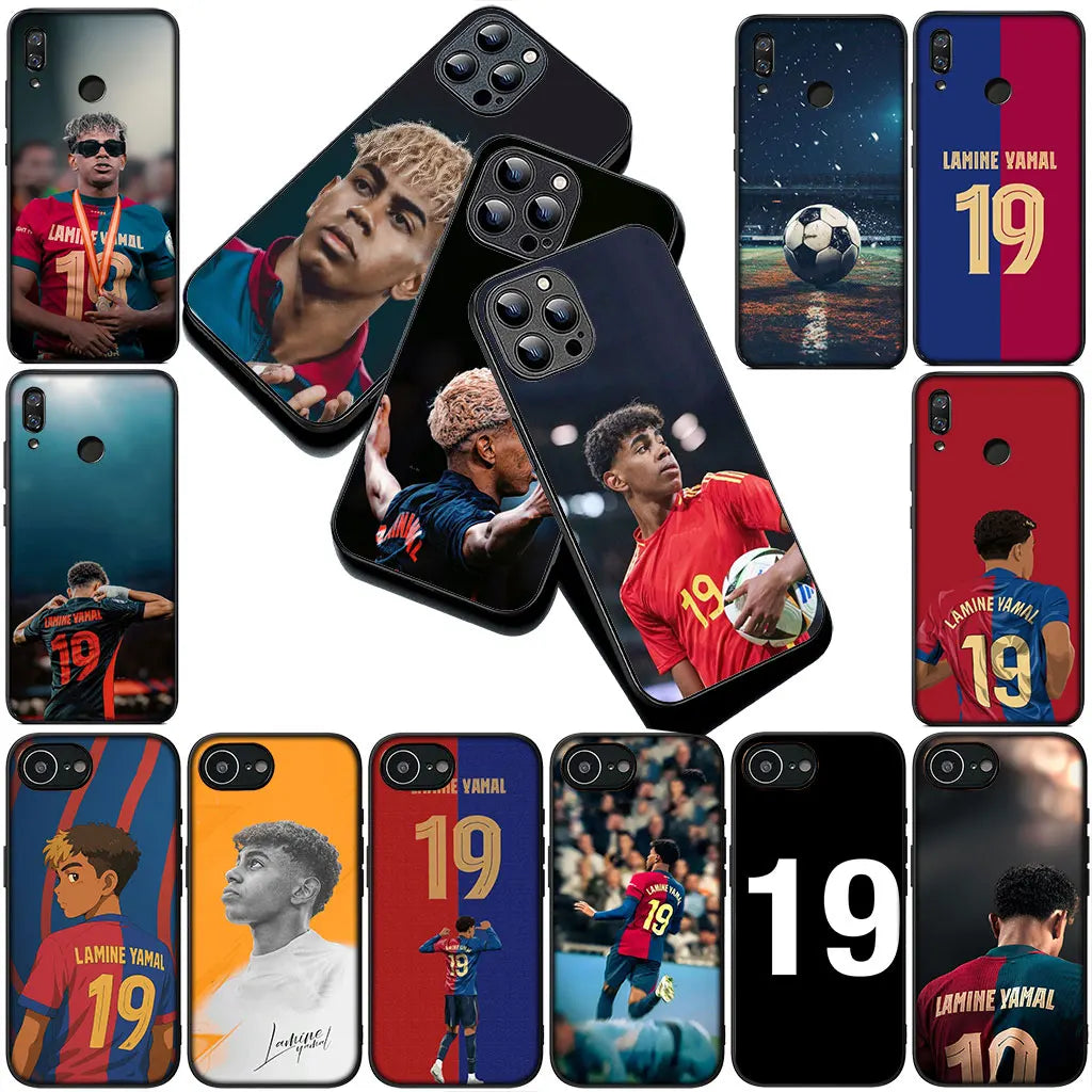 Soccer No 19 Football Number No19 Phone Cover for Motorola Moto Edge 70 60 Fusion NEO Pro G Stylus G56 G96 G04 G05 20 Soft Case