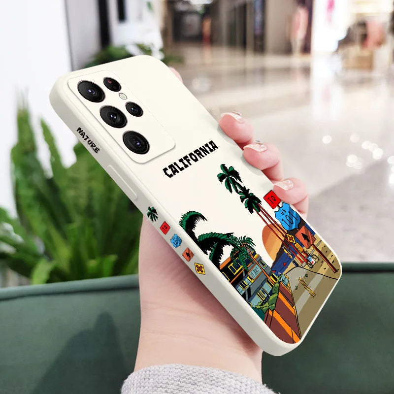 Travel Road Phone Case For Samsung Galaxy S26 Plus Ultra Silicone Cover
