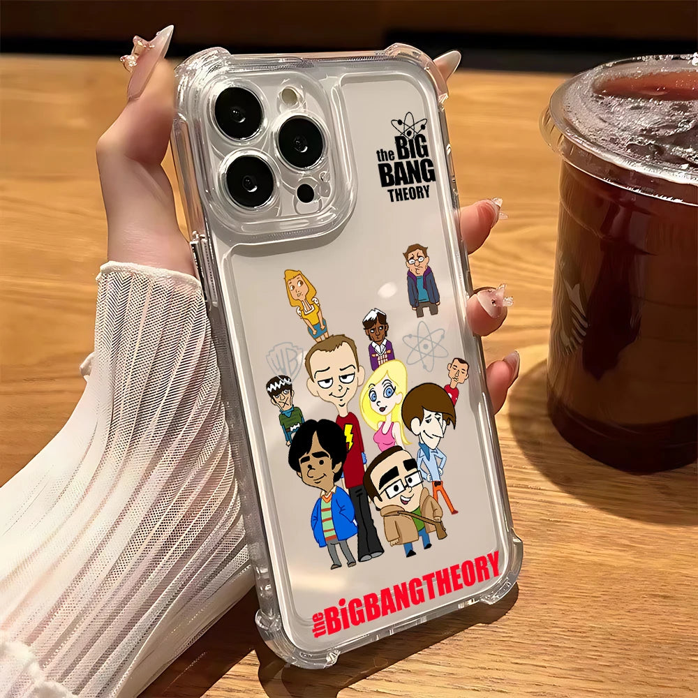 The Big Bang Theory tv show Phone Case For Xiaomi Redmi 14C 13C 12C K50 K40 Note 14 13 12 Pro Plus 4G 5G Anti Fall Clear Cover