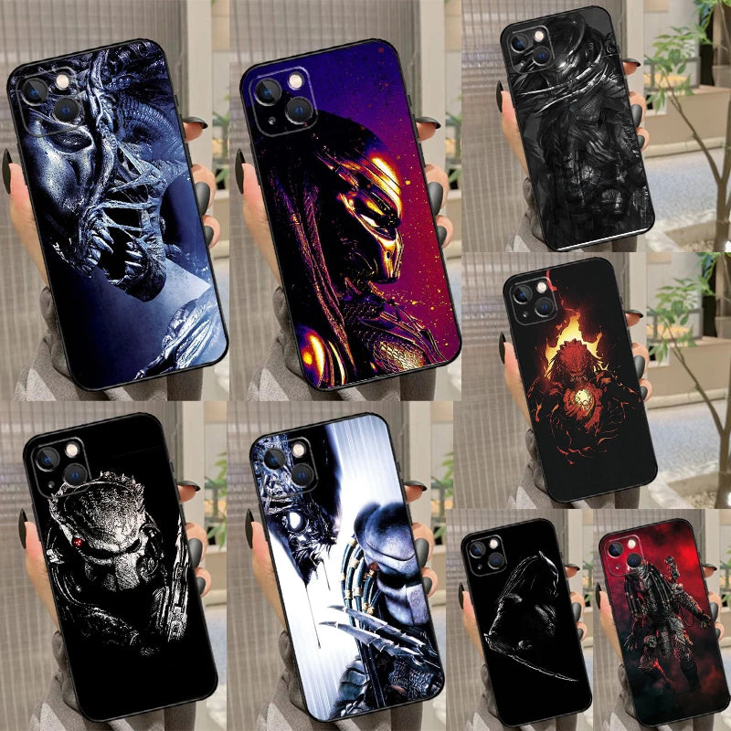 Alien Predator Phone Case For Samsung Galaxy S25 Ultra S21 S20 S22 S23 Ultra S9 S10 Plus S24 FE Cover Coque
