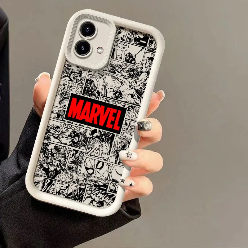 Marvel Ironman Phone Case for Motorola Moto Edge 70 60 Fusion 50 Pro Neo G06 G56 G86 G85 G84 G75 G53 G52 G30 G14 Spiderman Cover
