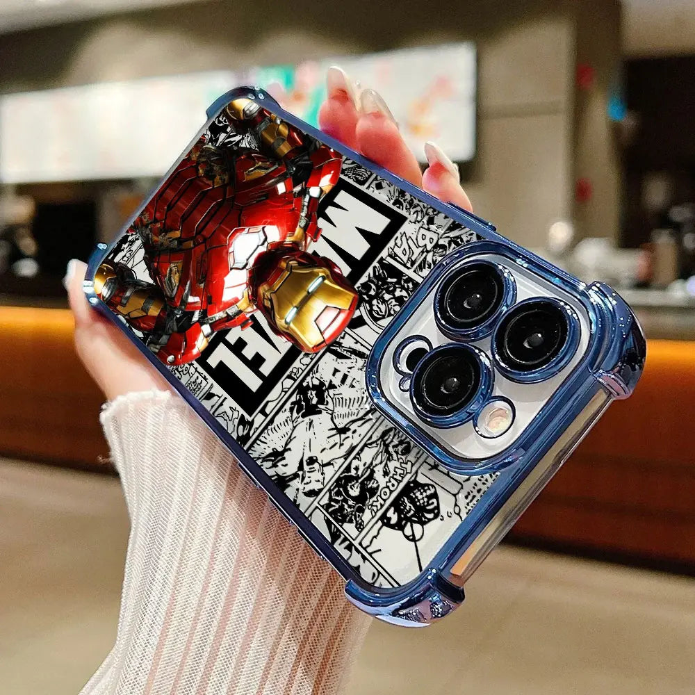I-IronmanS S-Spidermans Case For Xiaomi 17T Pro 15T 14T 15 14 13 Poco F5 F7 F8 Ultra M7 M8 X5 X6 X7 X8 Pro Max 5G Phone Cover