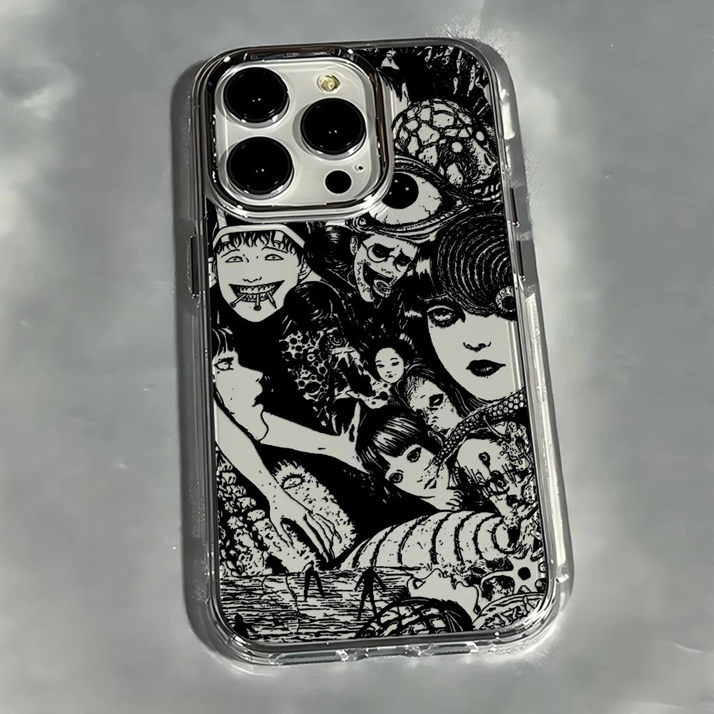 New comics Junji Ito horror Hot Anime Phone Case For iPhone 17 Air 16 e 15 14 13 12 11 Pro Max Plus SE 2020 2022 Soft Cover