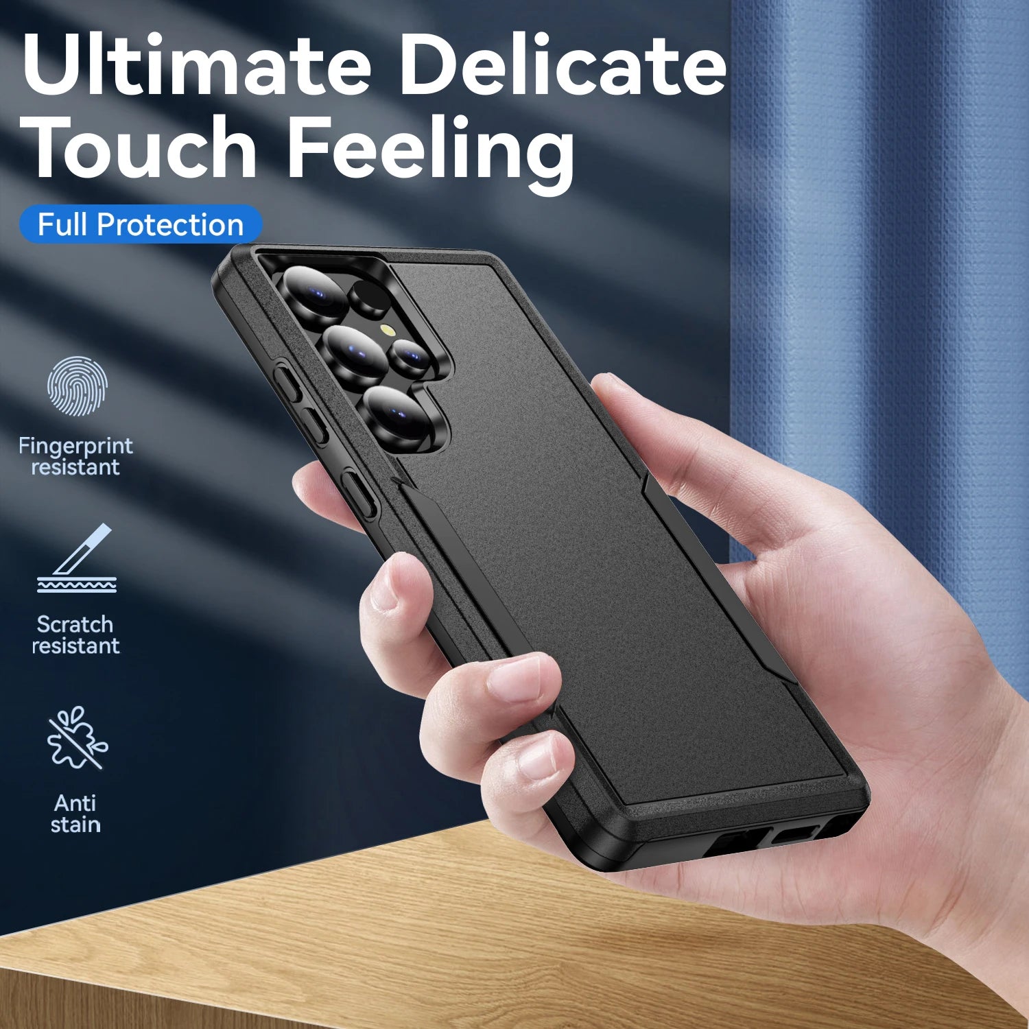 Shockproof armor case for Samsung Galaxy S26 Ultra S24 S22 Plus S23 S25 FE S21 A57 A37 A17 A56 5G A16 A36 A55 A15 A54 A35 A14