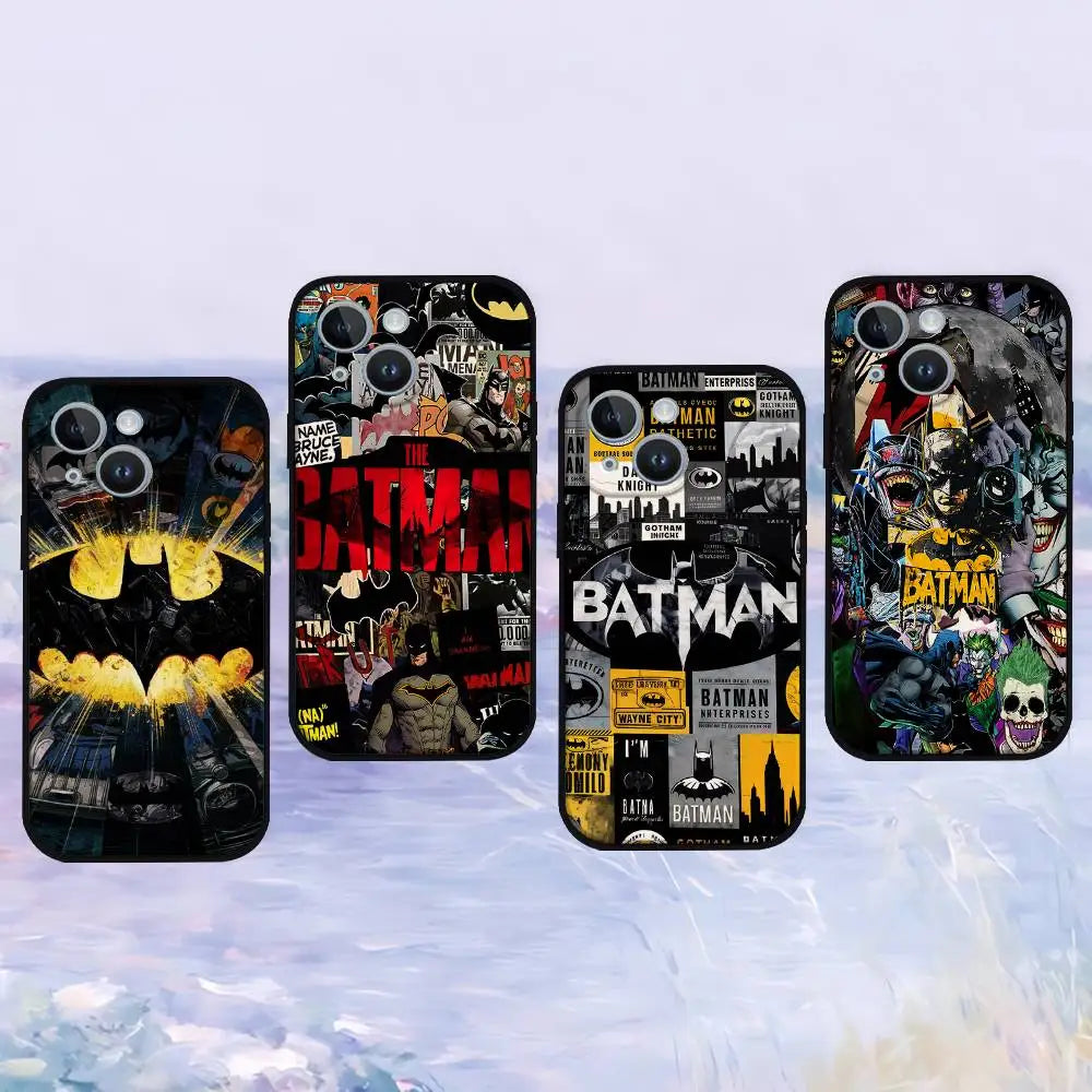 Cool-H-Batmans-S Fashion Black Phone Case That Fits For IPhone 17,16,15,11,13,14 Pro Max,Plus,X,Xr,Xs Max,13Mini