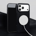 Magnetic Genuine Leather Case For Iphone 15 16 17 Pro Max Phone Case For Magsafe Wireless Charging Back Cover 15Pro 17Pro Max