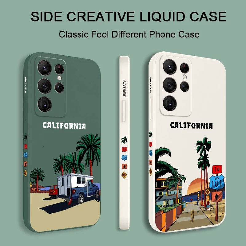 Travel Road Phone Case For Samsung Galaxy S26 Plus Ultra Silicone Cover