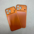 For IPhone 16 15 14 13 Pro Max Transform 17 Pro Max Phone Metal Backplate Case for Magsafe Matte Slim Backplane Protection Cover