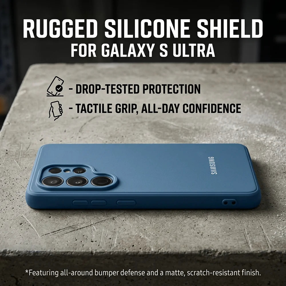 For Samsung Galaxy S26Ultra S25Ultra S26 S25 S24 S23 S22 S21 S20 Ultra Plus FE Case Liquid Silicone Phone Back Cover