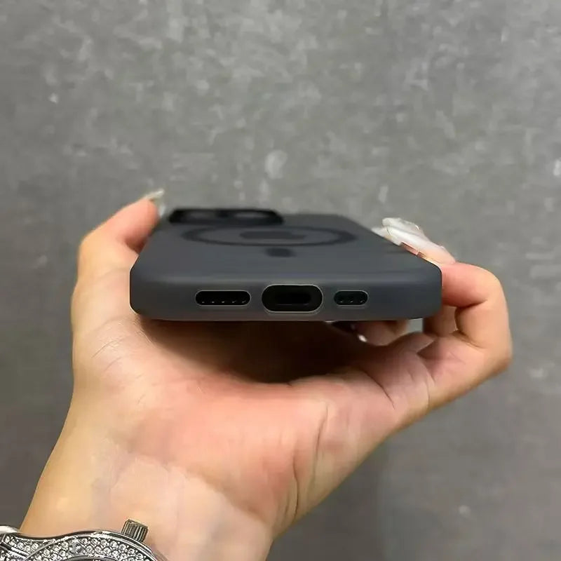 Matte Candy Magnetic Wireless Charge Transparent Case For iPhone 17 Pro 16 15 14 13 12 Pro Max For Magsafe Shockproof Soft Cover