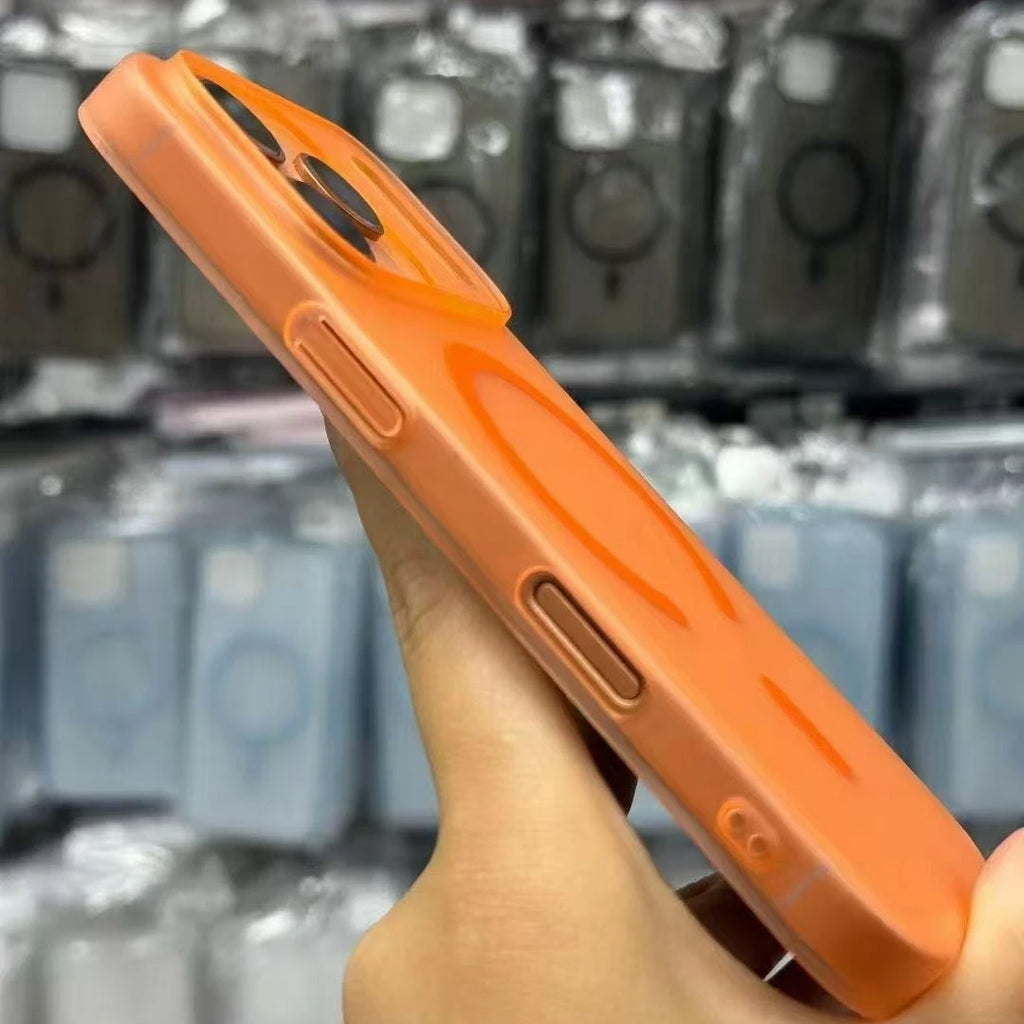 for Magsafe Matte Hard PC Case for iPhone 16 15 17 Pro Max Air 14 Plus 12 11 13 Magnetic Candy Color Ultra Slim Shockproof Cover