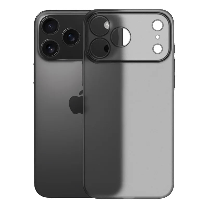 Official Ultra-thin Case For iPhone 17 Air 16 15 14 13 Pro Max Plus AI Button Camera Protection Matte Translucent Hard PC Cover