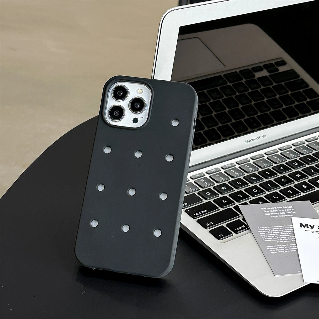 For Crocs Charming Silicone Case For iPhone 17 16 15 14 13 12 11 Pro Max Shockproof Cover
