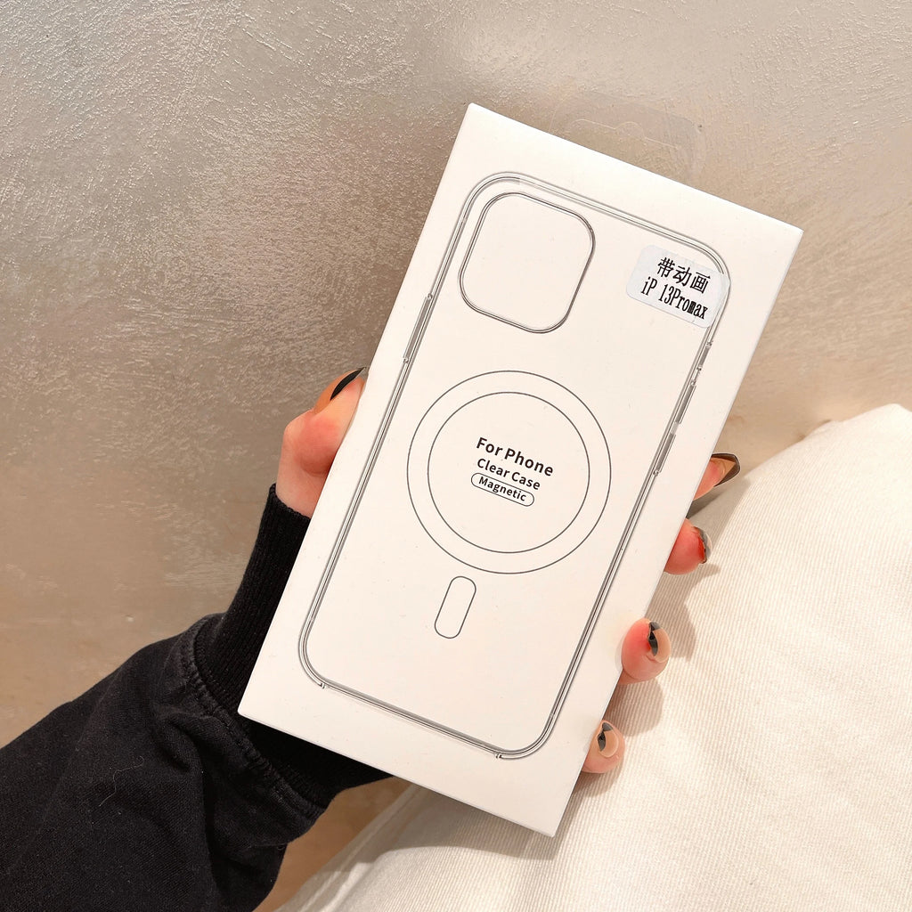 New Anti Drop For iPhone 16 15 14 13 12 11 Pro Max PC Material Non yellowing Magnetic Charging Anti slip UltrathinProtectiveCase