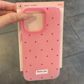 Cute White Polka Dots Design 2-in-1 Phone Case For Samsung Galaxy A56 A36 A16 A06 A54 S26 S25 FE S24 S23 S22 Ultra Plus Cover