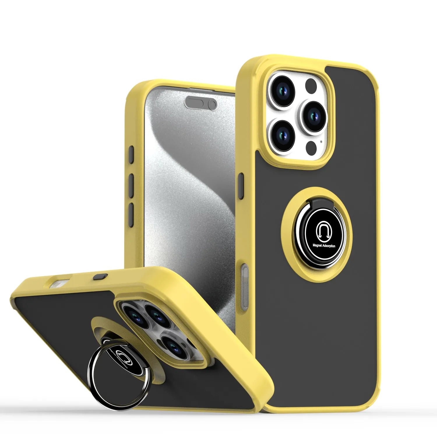 Shockproof Magnetic Car Phone Case For iPhone 16 Pro Max 15 14 13 12 Mini 11 X XS XR 7 8 Plus Shockproof Matte Clear Cover