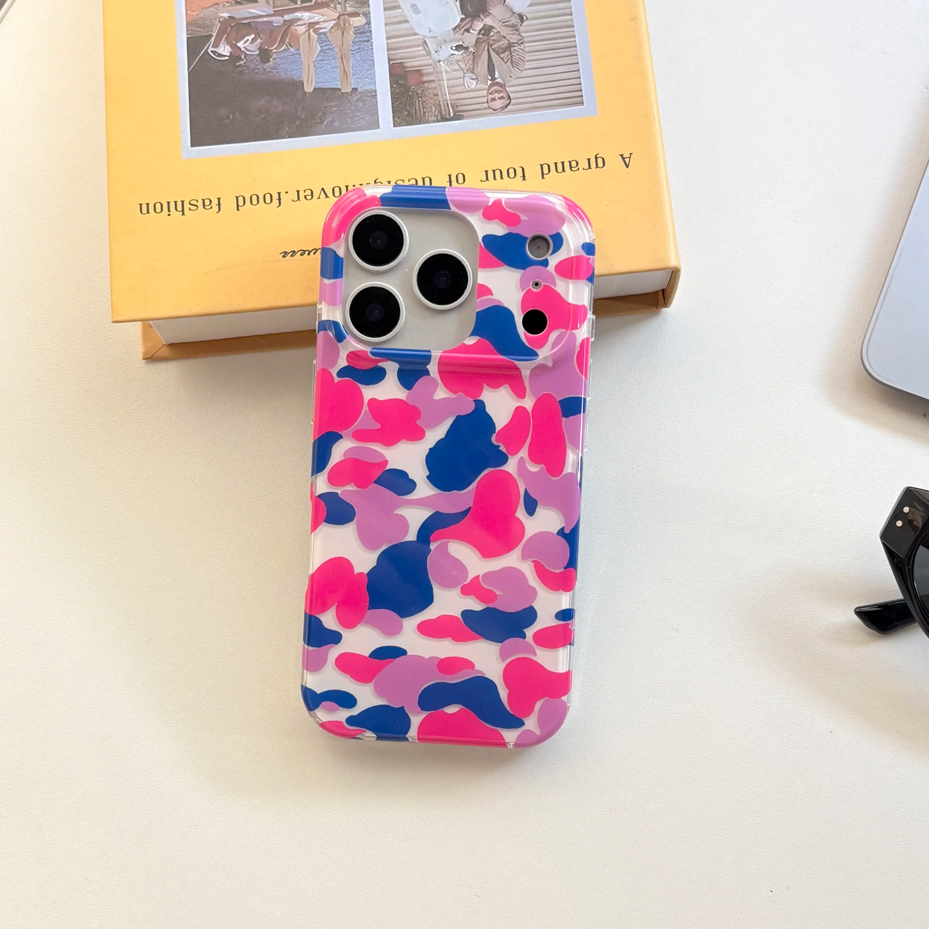 Fashionable Bright Phone Case for iPhone 17 16e 16 15 14 13 12 11 Pro Max XR XSMax 8 7 6 6s Air Plus Feather Texture Back Cover