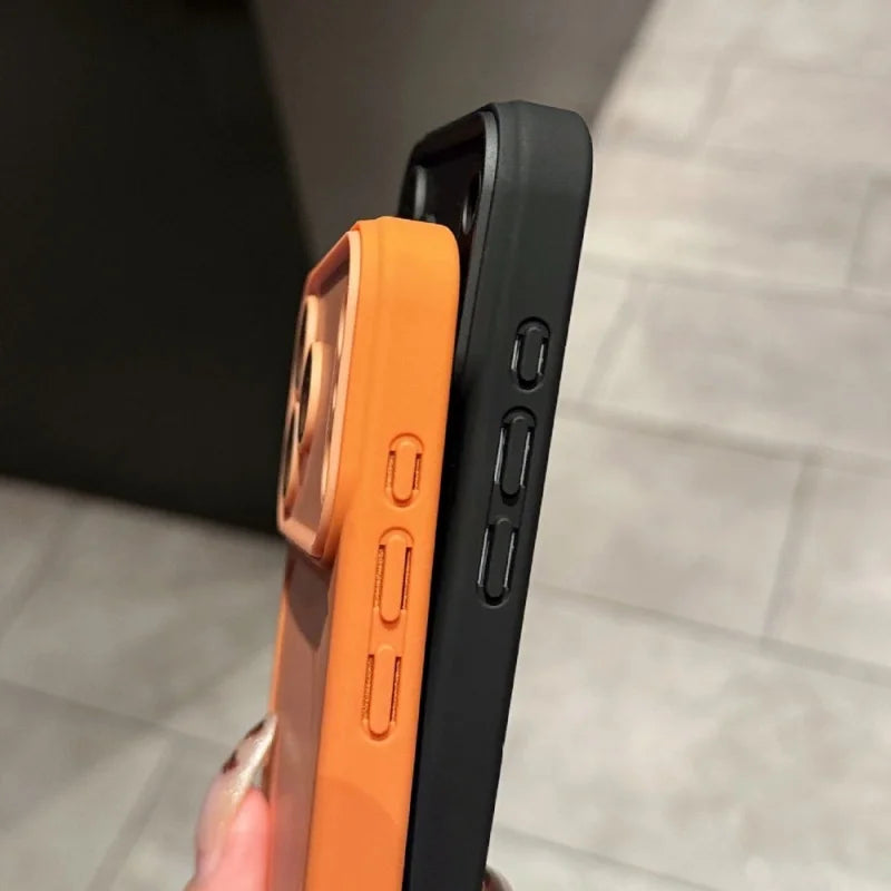For iPhone 17 Pro Max Luxury Magsafe Magnetic Soft Frame Matte Phone Case For iPhone 11 12 13 14 15 16 Lens Protective Cover