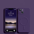 Liquid Silicone Case For iPhone 17 16 15 14 13 12 11 17Pro Max Plus 17Air For Magsafe Magnetic Wireless Charge Soft Cover funda
