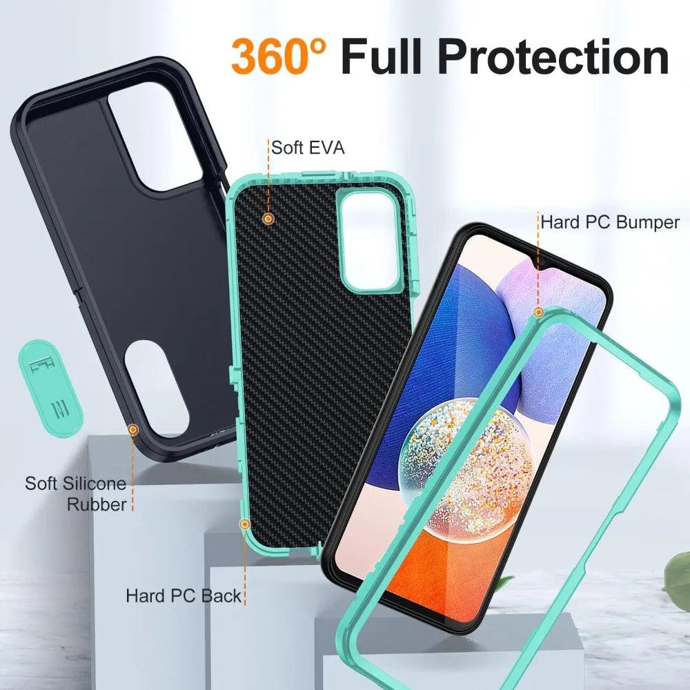 Rugged Military Grade Anti-Drop Matte Case With Kickstand For Samsung Galaxy S26 Plus S25 S24+ S23 FE S22 Ultra Protector Cover