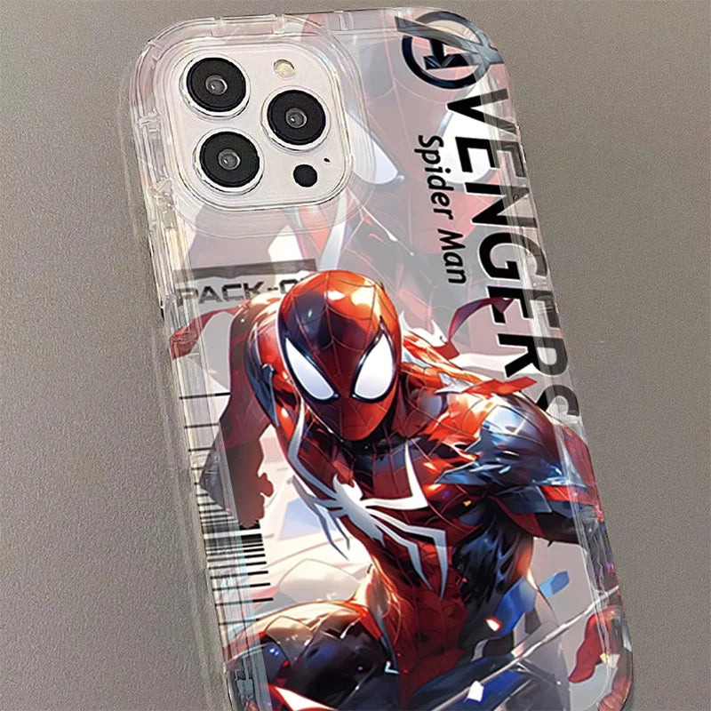 Marvel Spider Man Iron Man Clear Soft Case for Huawei P30 P40 P50 P60 Pro Honor 100 90 80 70 60 50 X9 X9A X8 X5 Magic5 Magic 5