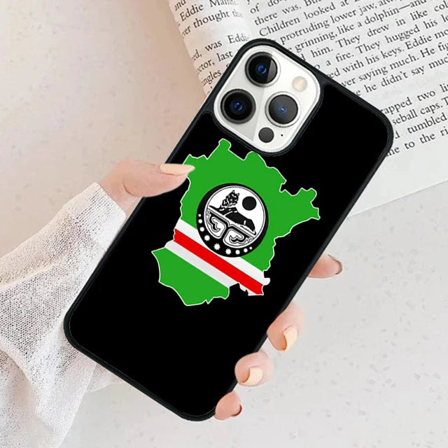 Chechen Flag Phone Case Cover For iPhone 17 Air 16 15 11 13 14 Pro Max 12 Plus Max Fundas