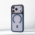 Luxury Matte Translucent For Magsafe Case For iPhone 17 16 Pro Max 15 14 Plus Magnetic Wireless Charging Shockproof Cover Shell